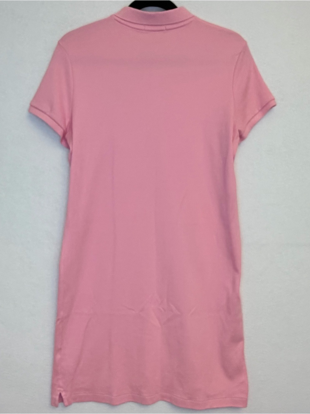 Ralph Lauren Pink Polo Dress Cotton Pony Logo Short Sleeve Size Large - Picture 4 of 6